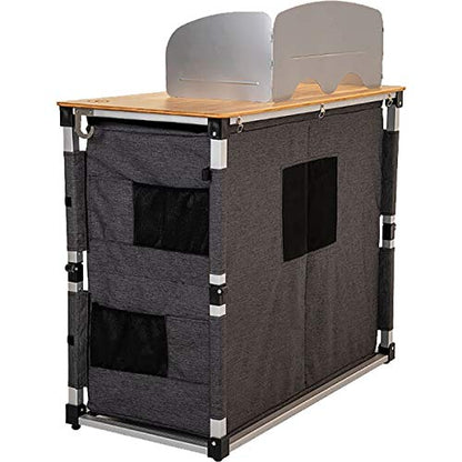 SylvanSport Outdoor Camp Kitchen for Easy Cooking, Clean Up, and Camping Meal Prep - Great for Campsites, Tailgates, BBQs and Glamping - Camping Essentials - Dine-O-Mite Small Version