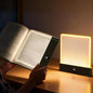 Black Smart Led Reading Light, Book Light Treasure Box, Rechargeable Clear LED Flat Reading Light with 3 Colors & Timer, Doodleable Study Lamp, The Quiet Reader's Dream Lights - color: Black