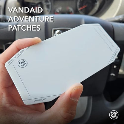 OpenGlass Van Mods - Vandaid Adventure Patches (Lght Grey, 3 Pack) - Automotive Scratch and Dent Cover, Car Rust Patch & Car Scratch Repair - color: Light Grey