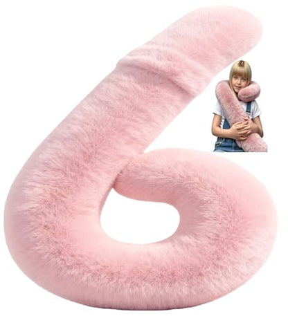 Car Travel Pillow, car Pillow for Kids and Adults, Ergonomic Travel Pillow Providing Neck and Body Support, a Sleep aid, Children's Travel Pillow -Pink - color: Pink