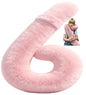 Car Travel Pillow, car Pillow for Kids and Adults, Ergonomic Travel Pillow Providing Neck and Body Support, a Sleep aid, Children's Travel Pillow -Pink - color: Pink