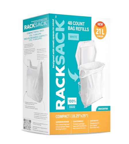 Rack Sack Compact Bag Refills White 48's - color: White