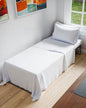 Cot Sheet Set 33” x 75” – Easy-Fit Cot Size Mattress Sheets – Ideal for Narrow Twin, Camper Bunk, RVs, Twin Bunks, Day Care and Camping Cots - Cot Size Fitted Sheet fits 6” to 10” Mattresses – White - color: 01- White, size: Cot Sheets (33x75)