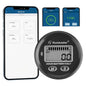 Runleader 12V to 48V Bluetooth LCD Battery Level Meter,Volt Meter with Alert,Run Hours Record for Lead Acid Trojan Lithium Gel AGM LiFePO4 Battery Powered Golf Cart Forklift Go-Kart EC (1)