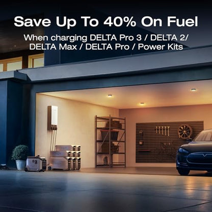EF ECOFLOW 3200W DC Fast Charging Dual Fuel Smart Generator with LPG and Gas Support, Smart Control, for Home Power Backup, Emergency, Compatible with DELTA Pro 3 / DELTA Pro - style: 3200W Dual Fuel Generator