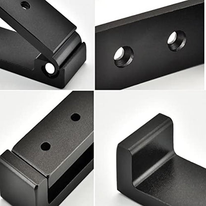 OHIYO Folding Coat Hooks 4pcs Foldable Hook Wall Mounted for Hanging Coat, Jacket, Towel Heavy Duty Wall Hooks Aluminum Alloy Fold up Hooks Headphones Holder Bearing Load 33lb (Black) - color: Black-4 Pack