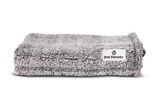 PET Parents Premium CAT, Puppy and Dog Blanket, Slate, Large - color: Slate, size: 50"x60"