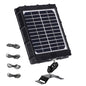 Trail Camera Solar Panel,WILDGAMEPLUS 14W 8000mAh 12V/1.2A 9V/1.6A 6V/2.4A IP66 Waterproof Rechargeable Charger with Cables for Outdoor Trail Game Camera and 12V LED Light WG-8000