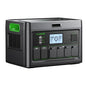Portable Power Station 2400W (Peak 4800W), 1843.2Wh LiFePO4 Solar Generator, 12 Outlets with 100W USB-C PD Fast Charging, Pure Sine Wave AC for Home Backup, RV Camping, Emergency & Off-Grid Living - color: Sliver