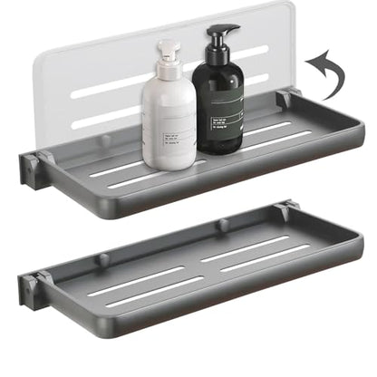 RV Aluminum Foldabling Shelf-Hidden,Small Folding Wall Shelves for Bathroom,VR,Campers,Kitchen.90°Folding Shelves for Room Wall,Waterproof and Space-Saving Foldable Shelf for Bathroom (2)