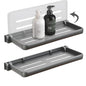 RV Aluminum Foldabling Shelf-Hidden,Small Folding Wall Shelves for Bathroom,VR,Campers,Kitchen.90°Folding Shelves for Room Wall,Waterproof and Space-Saving Foldable Shelf for Bathroom (2)