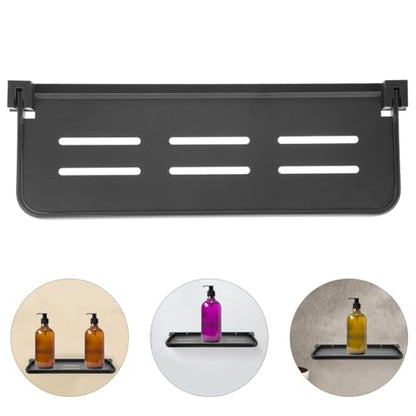 MAGICLULU Foldable Wall Shelf for Rv Organization Rack Retractable Laundry Accessories and Bath Essentials Storage