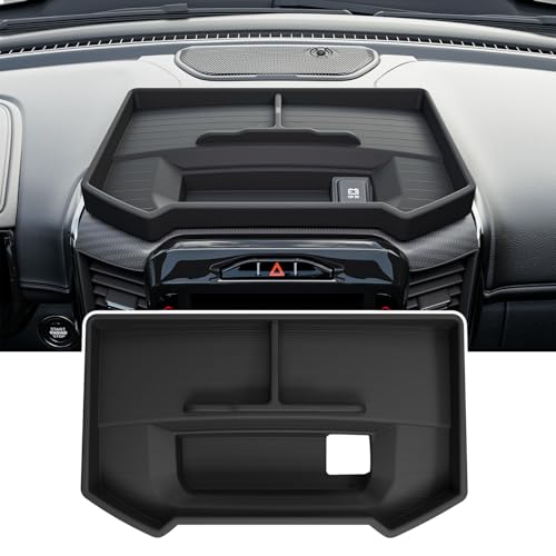 12 Inches and 14.4 Inches Screen Dashboard Storage Organizer Compatible with 2019-2026 Dodge RAM 1500 Dashboard Storage Tray Replacement for 2019-2026 Dodge RAM 1500 Accessories - color: Dash Board Organizer