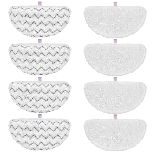 iSingo 1940 for Bissell Steam Mop Pads for Bissell PowerFresh Steam Mop 1806 1544 1440 2075A 2685A 1940W,19404 Series, Replacement Part #5938#203-2633, 8 Pack - size: 8 Pack