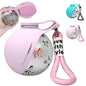 2-in-1 Portable Dog Water Bottle for Small Dogs - Leak-Proof & Compact Dog Travel Water Bottle -Stainless Steel Bottle & Silicone Bowl - Ideal for Walking, Hiking & Travels (10 fl oz, Pink) - color: Pink