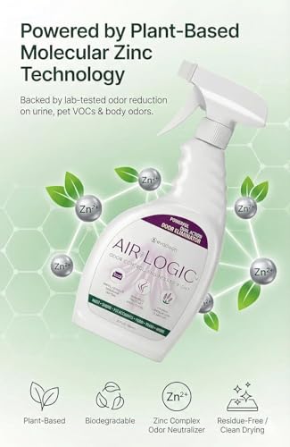 Dual-Action Odor Eliminator Spray 32 Fl Oz, Plant-Based Instant Knockdown & Enzymatic Deodorizer for Home, Neutralizes 16 Odor Sources, Bleach-Free, Fabric & Surface Safe, Lavender Lemon - size: 32 Fl Oz (Pack of 1)