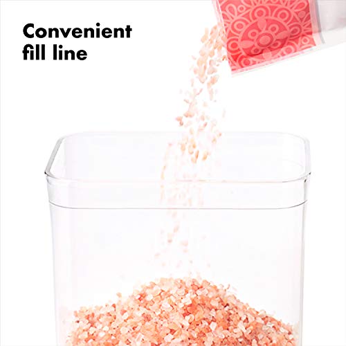 OXO Good Grips Storage Container Airtight | Stackable | For Pantry Organization | Dishwasher Safe | 5 Piece Set, Pack of 2 - color: White (Pack of 2)