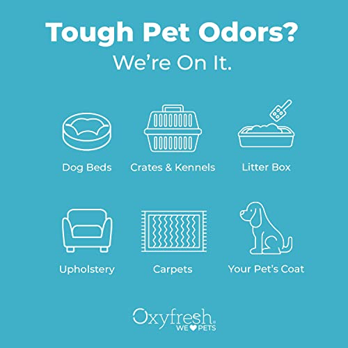Oxyfresh Extra Strength Dog and Cat Odor Eliminator for Home Spray - Finally Say Goodbye to Stinky Odors - Gently Neutralizes at the Source - Works on Contact - Upholstery & Auto - Safe