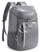 TOURIT Backpack Cooler Insulated 30 Cans, Lightweight Leak Proof Travel Cooler Bag, Soft Waterproof Cooler Backpack for Men Women, Camping Hiking Beach Travel Picnic - color: 02-Light Gray