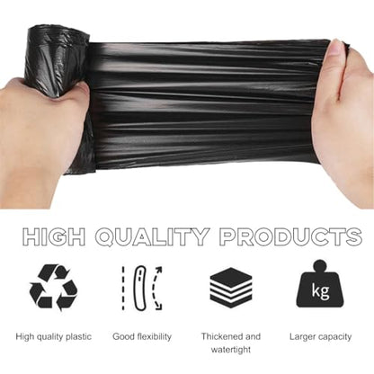 Yourkar Foldable Waterproof Leather Car Garbage Organizer Holder, Automotive Mini Dustbin Container with One Roll Trash Bag, Universal Interior Car Accessories (Trash Bag) - color: Trash Bag