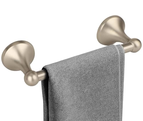 Antique Hand Towel Holder,Towel Ring Brushed Nickel for Bathroom,Towel Bar 9-Inch,Bathroom Accessories Towel Rack, Wall Mounted,Towel Hanger for Bathroom - color: Brushed Nickel