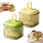 2Pcs Mini Lint Remover Roller, Washable Lint Gel Roller, Reusable Pet Hair Remover for Clothing, Pet, Hair, Dust, Lint (Green+Beige) - color: Green+beige