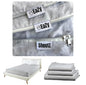 Eazy Sheetz®: Fitted Sheets That Won't Pop Off | Zipper Sheets, Stay-On Sheets, Fitted Zipper Sheets, Zip On Sheet Design (Gray) Crisp Cotton - RV King (A) 72X80X12 (11-13 inch Depth) RVA12G - color: Gray (Crisp Cotton), size: RV King (A) 72X80X12 (11-13