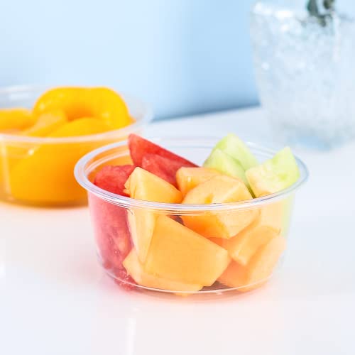 Karat 12oz PET Round Deli Container (117mm), FP-DC12-PET - 500 ct - size: 12oz