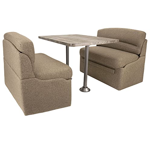 RecPro Charles 36" RV Dinette Booth | Luna Imperial | 2 Legs - color: Luna Imperial, size: 2 Legs
