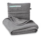 SAGEFINDS Airplane Travel Blanket | Compact Throw Blanket for Camping and Hiking | Converts into a Pillow | Travel Gift | Soft Jersey Knit | Fits in Backpack | Attaches to Luggage | Travel Essential - color: Smoke