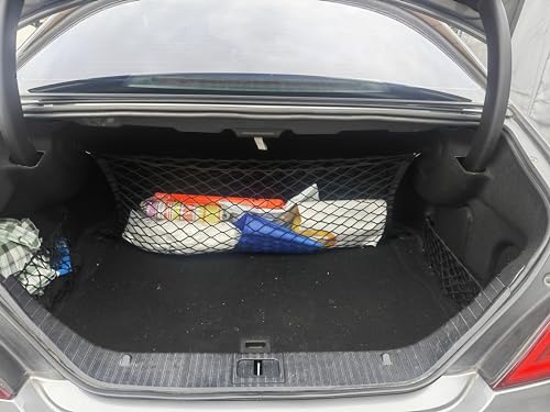 Goods Nets 41 x 30 Inch Cargo Net Luggage Net Storage Net with Hooks Small Mesh Cargo Net for Car Trunk Accessories Trunk Organization & Secure Cargo Storage