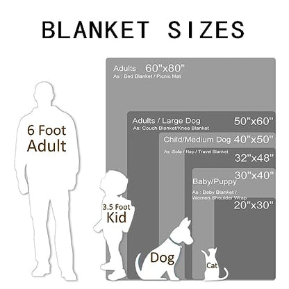 Personalized Dog Blanket, Customized Pet Blankets with Name Picture, Throw Blanket for Small Medium Large Dog Puppy Cat - color: D-grey