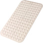 Bathtub and Shower Mats, 28 x 15 Inch Non-Slip Bath Mat, Machine Washable Bath Tub Mat with Suction Cups & Drain Holes for Bathroom, Beige - color: Beige, size: 28" x 15" (Rectangular)