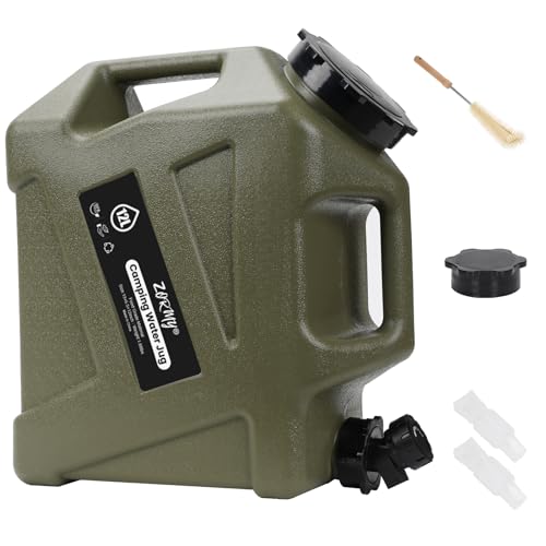 3.2 Gallon Portable Water Storage Container with Spigot, BPA Free Large Emergency Water Storage for Vehicle, Car, Outdoor Hiking, Picnic