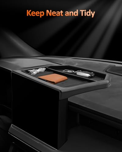 CDEFG for 2025 2026 Ford Maverick Dashboard Organizer Tray - Behind Screen Dash Storage Tray 2025+ Maverick Accessories
