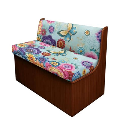 Butterfly RV Dinette Cushion Covers Colorful Dahlia RV Stretch Sofa Seat Slipcovers Camper Couch Cushion Covers Include 1 Bench Cover 1 Backrest Cover - color: Butterfly Colorful Dahlia