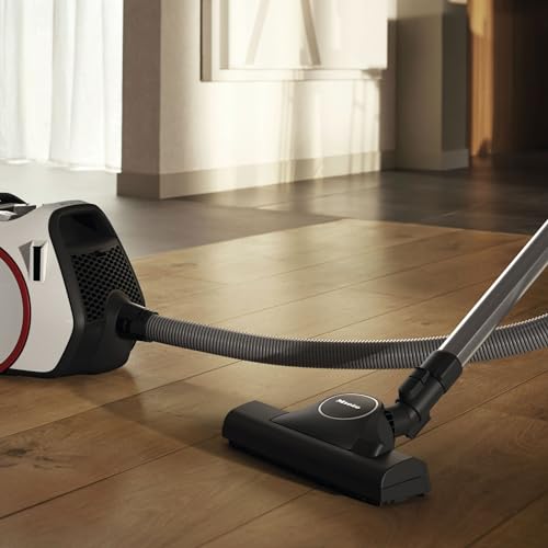 Miele Boost CX1 PowerLine SNRF0 Bagless Canister Vacuum Cleaner in Lotus White, Compact - color: Lotus White