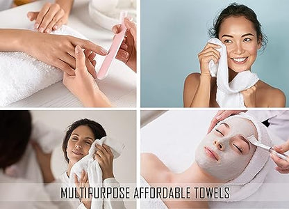 White Bath Towels (Pack of 36, 20x40 Inches - Economy, Cheap, Lightweight, Quick Drying - Bulk Sets for Commercial Uses, Gym, Salon, Spa & Hair) - color: White, size: Bath Towel - Pack of 36 - 20x40 Inches