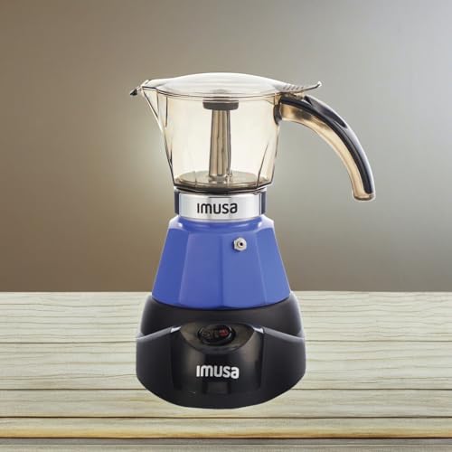 IMUSA 3 or 2cup Electric Espresso Maker, Purple - color: Purple, size: 3 Cup