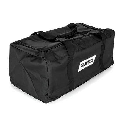 Camco Durable All Purpose RV Storage Bag with Internal Compartments - Securely Holds RV Stabilization, Electrical, & Sanitation Equipment | Excellent for RV Accessories, Campers, & Trailers - (53246)