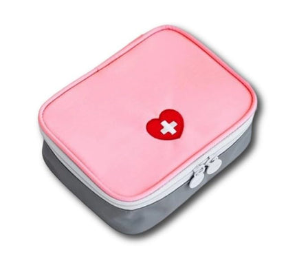 Pink Mini Outdoor First Aid Kit Bag Travel Portable Medicine Organizer Emergency Kit First Aid Kits