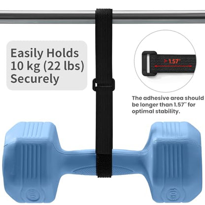 Trilancer 0.8''x 32Ft Reusable Cable Ties, Adjustable Hook and Loop Straps with 50 Buckles, Cut to Length, Ideal for Wire Management, Cord Organizer, and Cable Straps, Black - size: 0.8'' x 32Ft