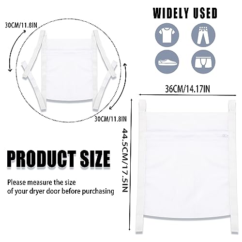 Laundry Bags,Sneaker Wash & Dry Net Bag for Dryer Sneaker Laundry Bags Large HoneyComber Mesh Bags with Zipper and Strap for Shoes Sneaker Washing Mesh Net for Most Dryers Door 15.7" Large