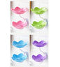 4 Pack Soap Dish Holder for Shower Bar Double Layer Cute Lotus Shape Adhesive Tray Sink Wall Mounted Shampoo NO-Drilling Self Draining Hanging Saver Rack Plastic Bathroom Bathtub Kitchen - color: D-pink+green+blue+purple