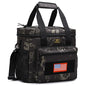 Lunch Box for Men, Tactical Lunch Bag MOLLE Webbing Leakproof Insulated Large Lunch Cooler Women Adult Meal with Adjustable Shoulder Strap Durable Lunch Pail (Camo-Black) - color: Camo-Black, size: Large