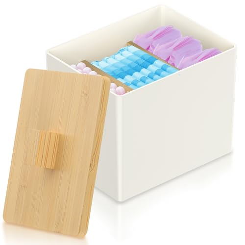 The Flow Box Co.® Period Organizer Kit | Tampon & Pad Organizer Storage Box | Feminine Hygiene Organizer for Bathroom, Dorm, Office & School | Tampon Holder
