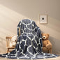 Richave Gray Pattern Throw Blanket,Premium Lightweight Anti-Static 50x60 Inches Travel Size Throw Blankets for Couch, Sofa, Chair, Bed, Camping, Picnic,Grey and White - color: Grey and White, size: Travel (50-Inch-by-61-Inch)