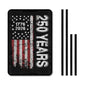 250 Years of American RV Trailer Door Window Shade 16x25 Collapsible RV/Camper Door Window Sun/Privacy Shade Thicken RV Blackout Window Cover Fabric Gift for Holiday - color: 250 Years of American Flag