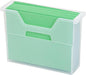 IRIS USA Small Portable Desktop File Box with Open Top, Side Handles, Hanging File Folders, Tabs & Inserts, Letter Size, For Magazines Newspapers Mail Books Notebooks Binder Homework, Clear - size: 1 - Pack, style: Open Top Bin (S - Clear)