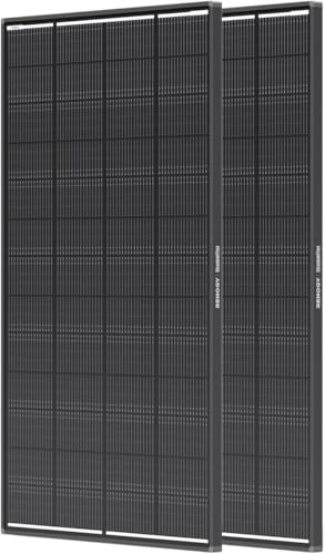 RENOGY REGO 400 Watt Solar Panel, 2PCS Renogy ShadowFlux 200W Solar Panel Anti-Shading N-Type 16BB, 25% High-Efficiency, Solar Panels Charger for RV Marine Roof Farm Battery and Off-Grid Applications - size: 2 Pack 200 watt Panels